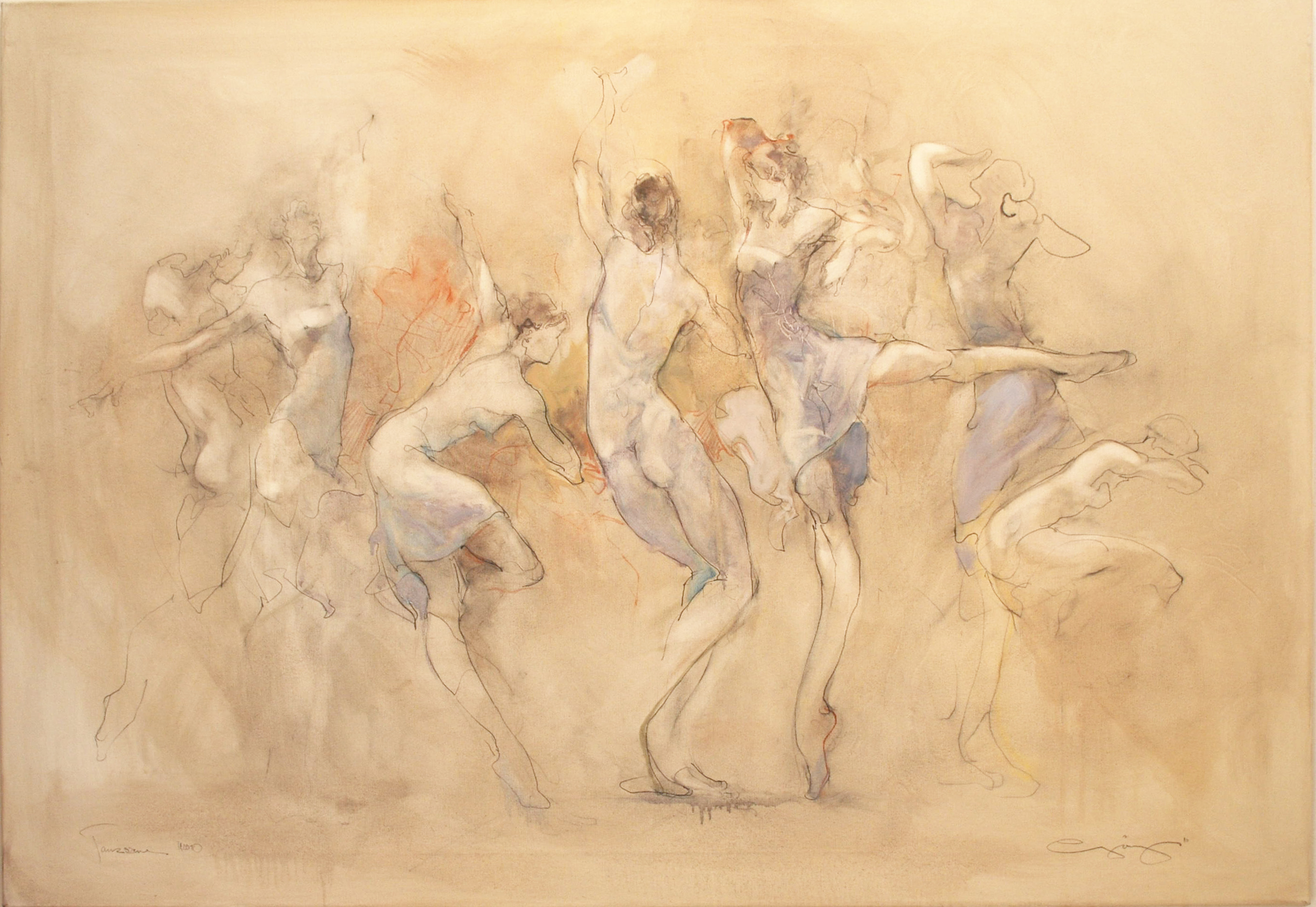 Tanzszene II - Dance installation capturing fluid movement